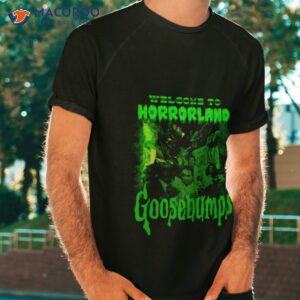 welcome to horrorland goosebumps shirt tshirt