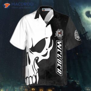 welder skull hawaiian shirt 2