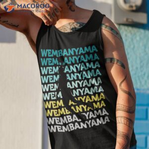 wembanyama basketball amazing gift fan shirt tank top 1