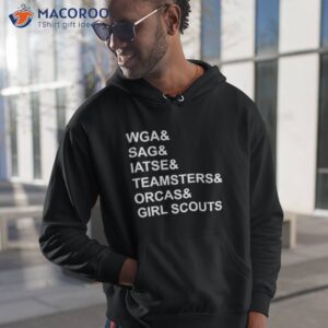 wga sag iatse orcas girl scouts shirt hoodie 1