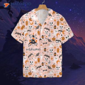 whichicorn halloween unicorn hawaiian shirt 2