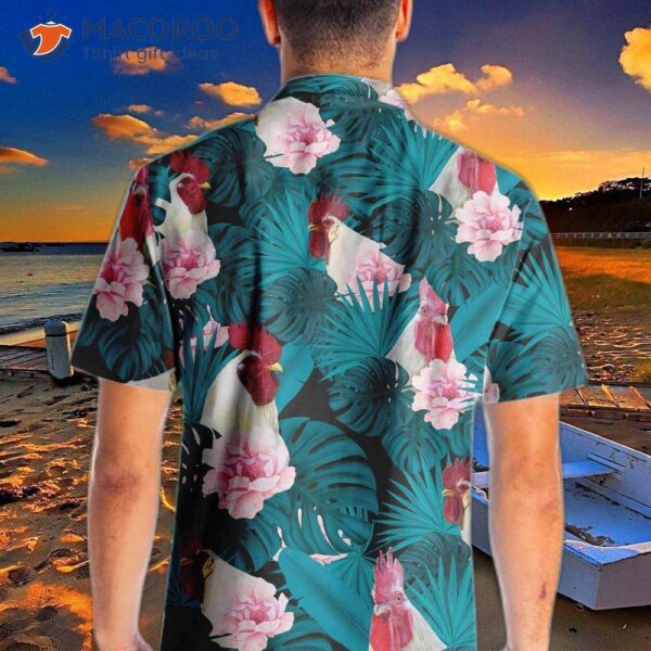 White Rooster V1 Hawaiian Shirt