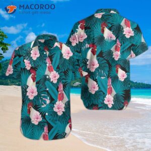 white rooster v1 hawaiian shirt 2