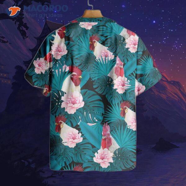 White Rooster V1 Hawaiian Shirt