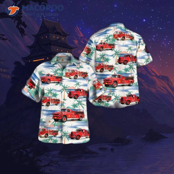 White Sulphur Springs, West Virginia, Greenbrier Hotel Fire Departt Hawaiian Shirt