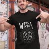 Wicca Inverted Pentagram Hex Girls Shirt