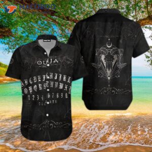 Wicca, Ouija Board, And Black Hawaiian Shirt
