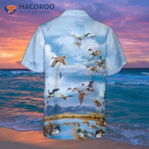 wild ducks keep your freedom hawaiian shirt 1