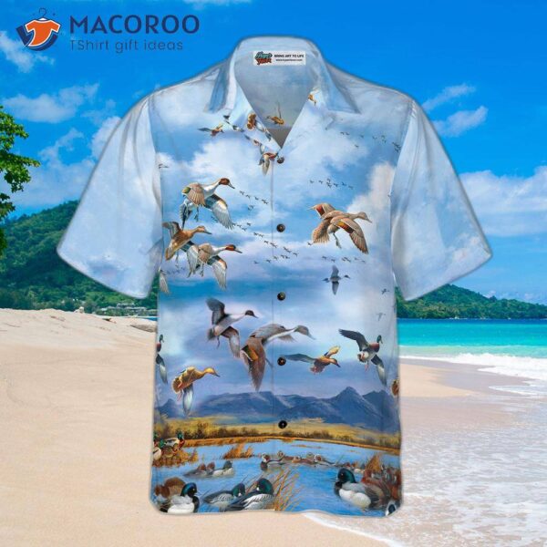 Wild Ducks Keep Your Freedom Hawaiian Shirt.