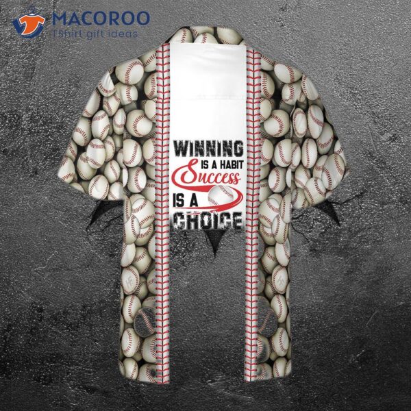 “winning Is A Habit; Success Choice.” Hawaiian Shirt.