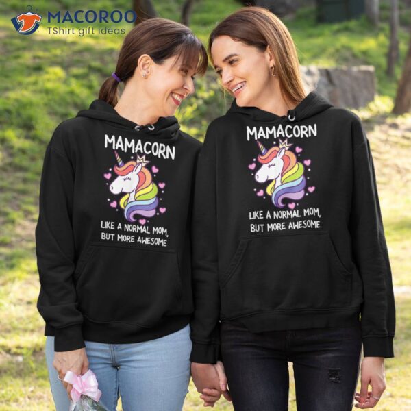 Wo Funny Mamacorn Unicorn Costume Mom Mother’s Day Shirt