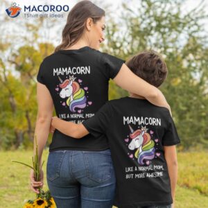 Wo Funny Mamacorn Unicorn Costume Mom Mother’s Day Shirt