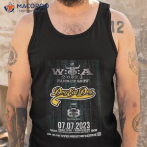 woa warm up show 2023 dog eat dog shirt tank top