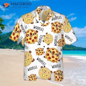 woofles pizza and cake hawaiian shirt 2