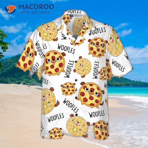 Woofles Pizza And Cake Hawaiian Shirt