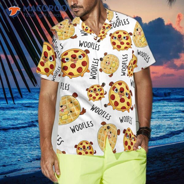 Woofles Pizza And Cake Hawaiian Shirt