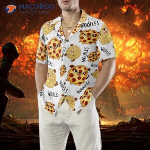 woofles pizza and cake hawaiian shirt 6