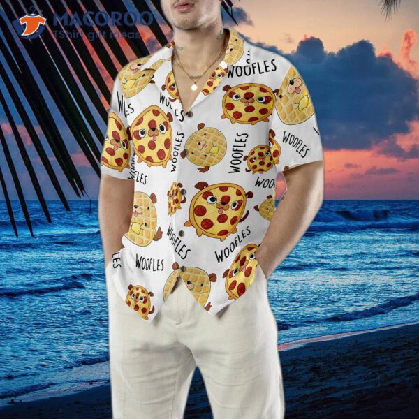 Woofles Pizza And Cake Hawaiian Shirt