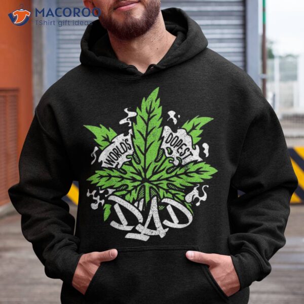 World’s Dopest Dad Cannabis Leaf Weed Father Gift Shirt