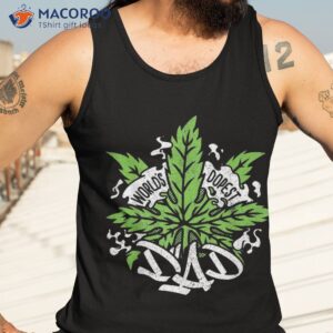 world s dopest dad cannabis leaf weed father gift shirt tank top 3