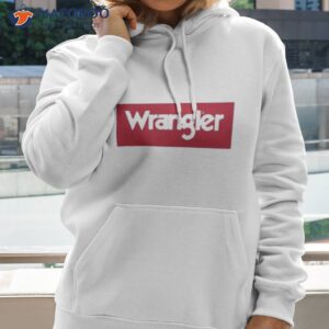 wrangler logo shirt hoodie