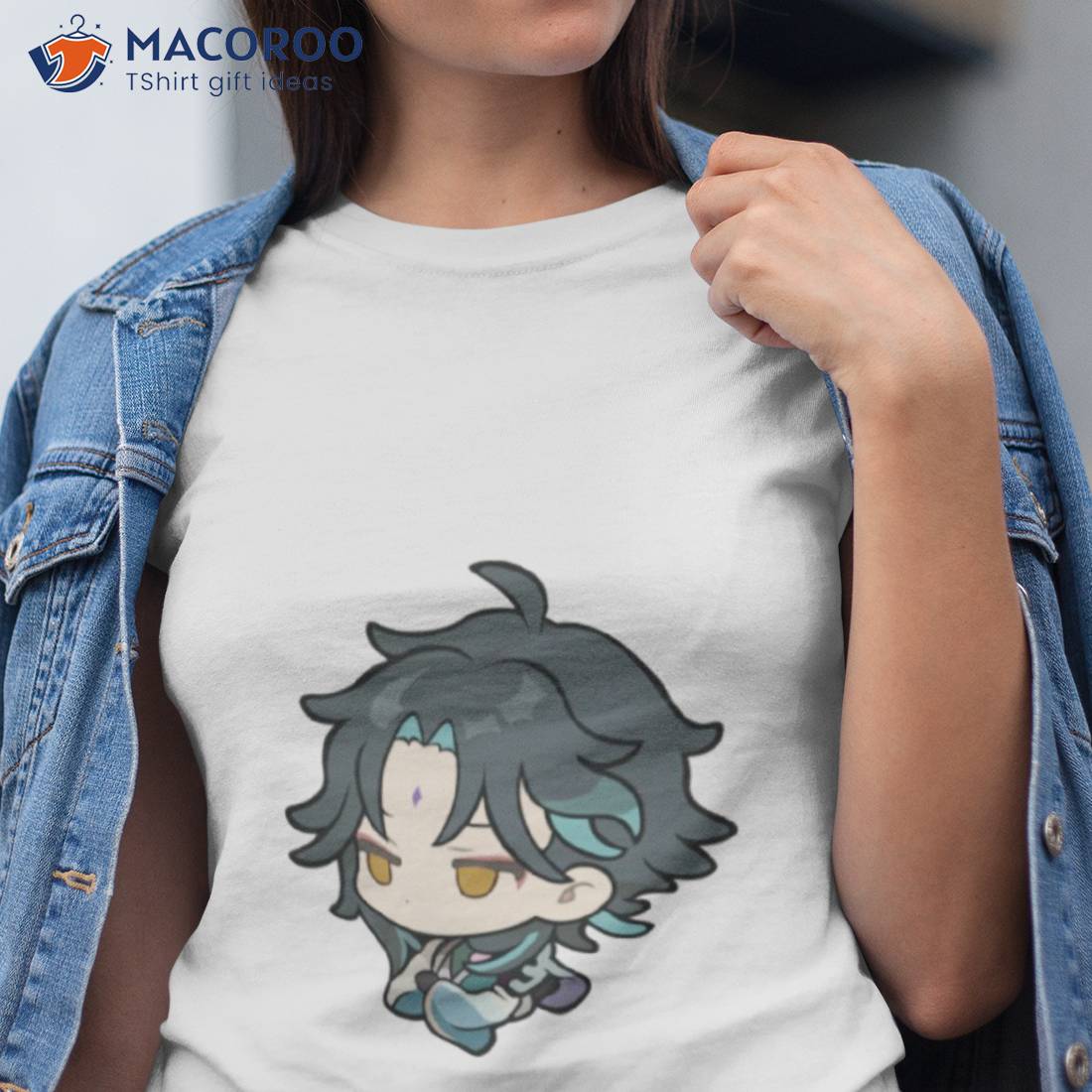 Xiao 1 Genshin Impact Baby Chibi Shirt Xiao 1 Genshin Impact Baby Chibi Shirt