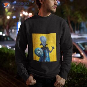 yellow graphic megamind shirt sweatshirt