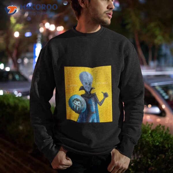 Yellow Graphic Megamind Shirt