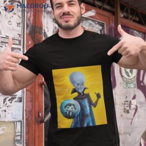 yellow graphic megamind shirt tshirt 1