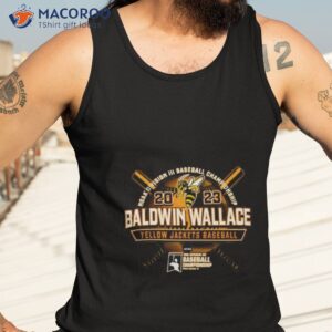 yellow jackets baseball 2023 ncaa division iii baseball championship baldwin wallace shirt tank top 3