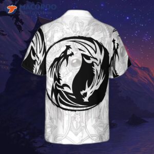 yin yang dragon hawaiian shirt 1