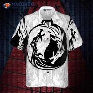 yin yang dragon hawaiian shirt 2