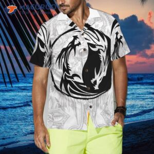 yin yang dragon hawaiian shirt 3