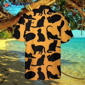 yoga cat hawaiian shirt funny shirt for adults cat themed gift lovers 1