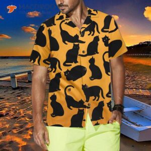 yoga cat hawaiian shirt funny shirt for adults cat themed gift lovers 3
