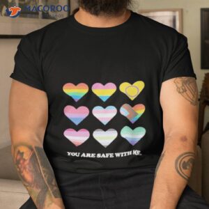 you are safe with me pride ally shirt tshirt