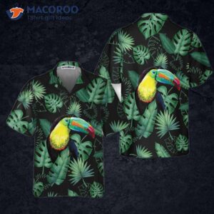 You Can Find A Toucan In The Forest Hawaiian Shirt, Tropical Shirt For Adults, And Cool Print Shirt.