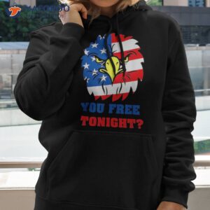 you free tonight eagle usa flag patriotic 4th of july funny shirt hoodie 2