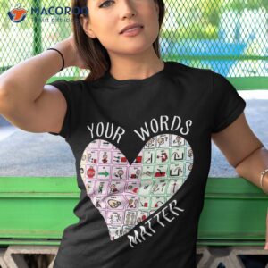 your word matter heart back to school teacher students shirt tshirt 1