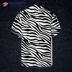 zebra patterned hawaiian shirt 1