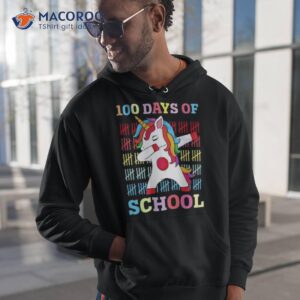 100 Days Of School Funny Unicorn Back To School Shirt