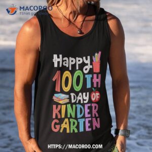 100th day of school kindergarten teachers kids child boygirl shirt tank top