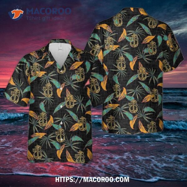 1893 Navy Chief Anchor Hawaiian Shirt