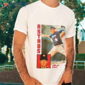 1984 Topps Baseball Nolan Ryan Astros Shirt