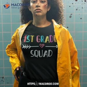 1st grade squad first teacher student team back to school shirt tshirt 2