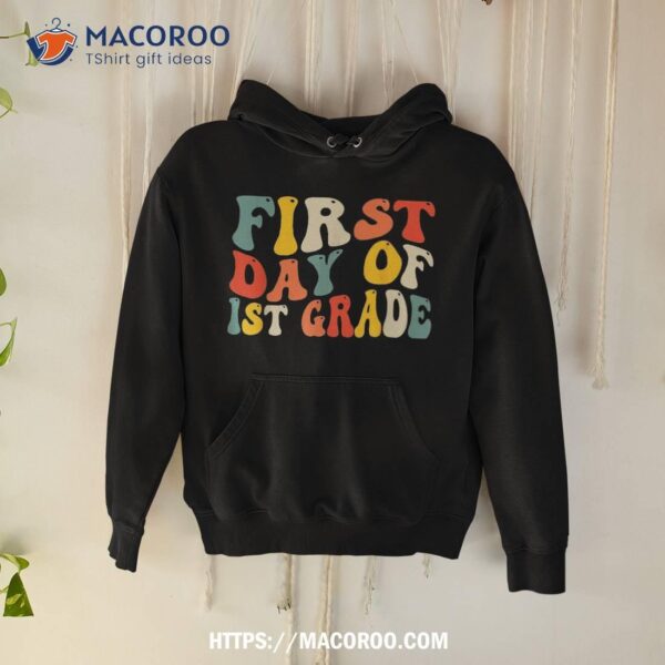 1st Grade Teacher Boys Kids First Day Of School Shirt