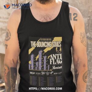 2023 the bouncing souls ten stories high tour poster shirt tank top