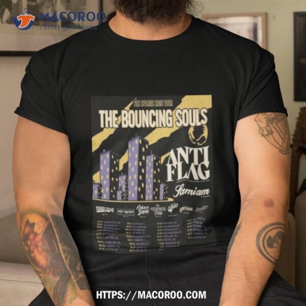 2023 The Bouncing Souls Ten Stories High Tour Poster Shirt