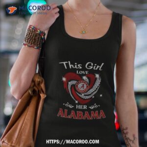 2023 this girl love her alabama crimson tide heart diamond shirt tank top 4