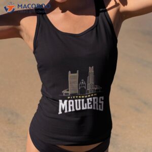 2023 Usfl Playoff Pittsburgh Maulers Pittsburgh Skyline Shirt